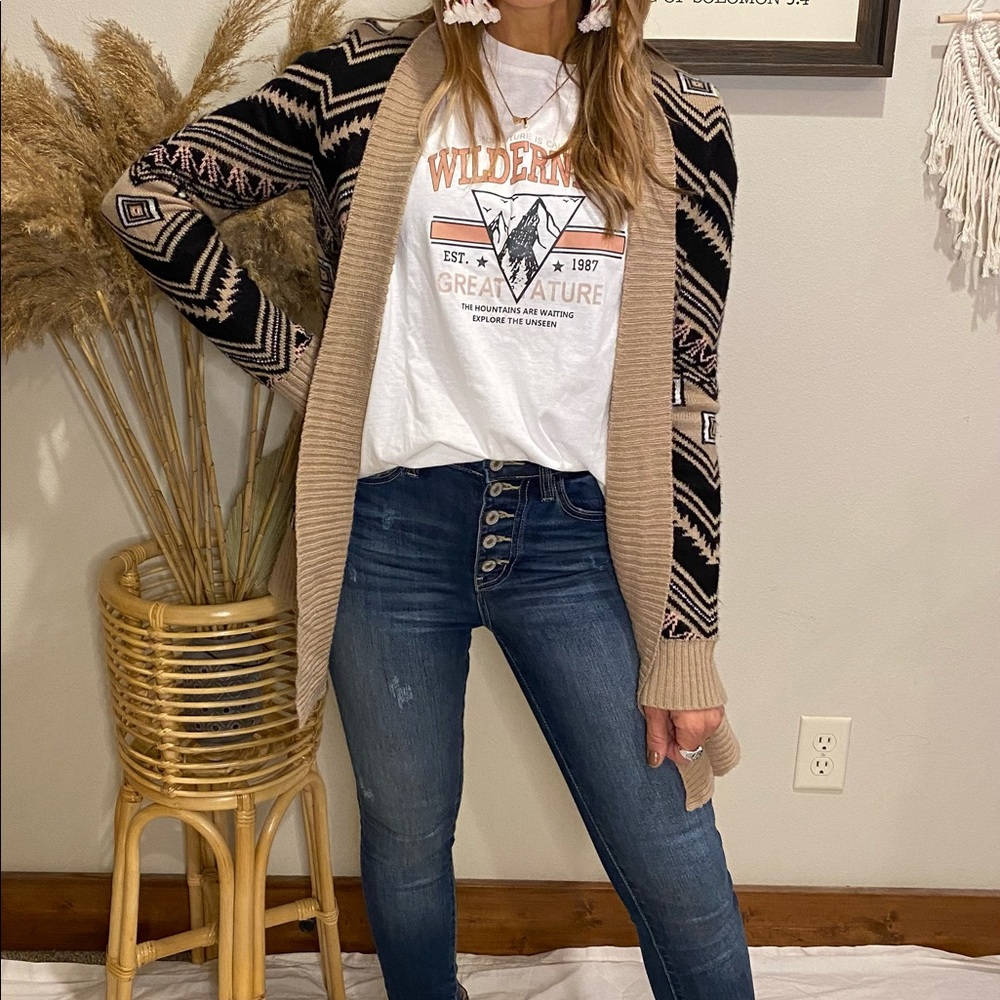 Knit cardigan